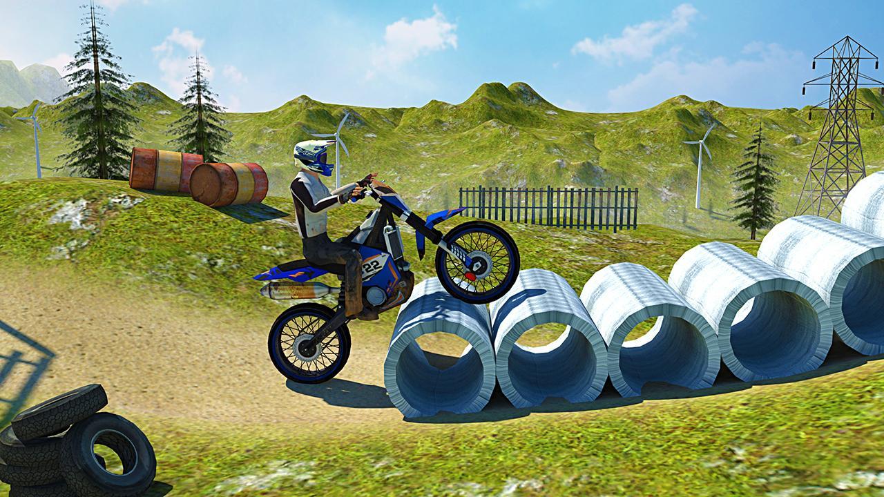 Stunt Bike Hero Game Screenshot