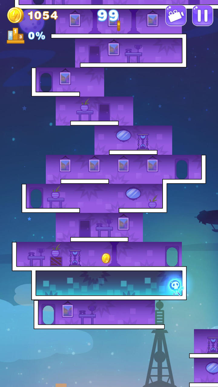 Jumping Bulb ゲームのスクリーンショット