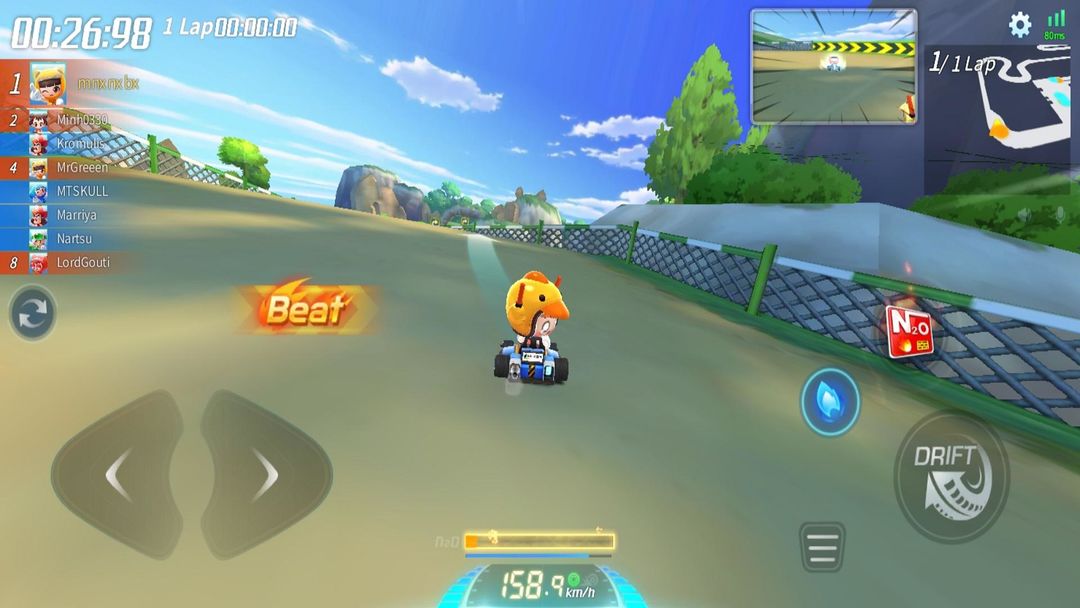 KartRider Rush+ (Test) 게임 스크린 샷