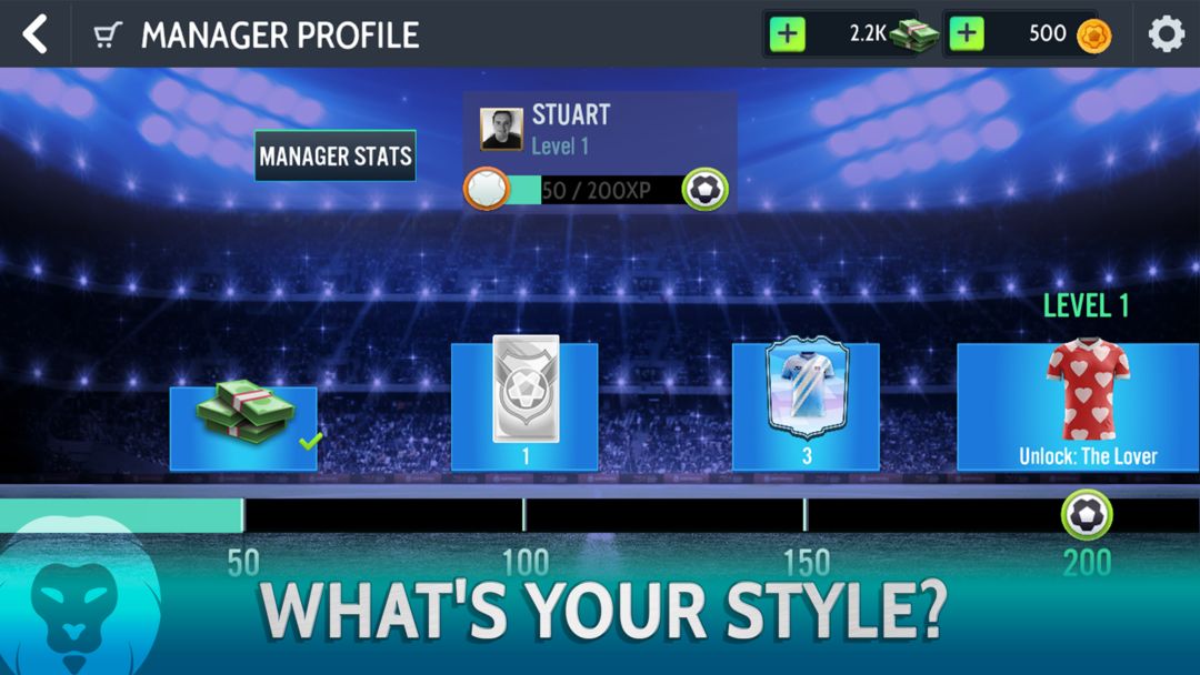 Gameday Live - soccer management sim screenshot game