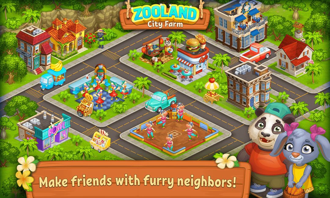 Farm Zoo Happy Day in Pet City screenshot game