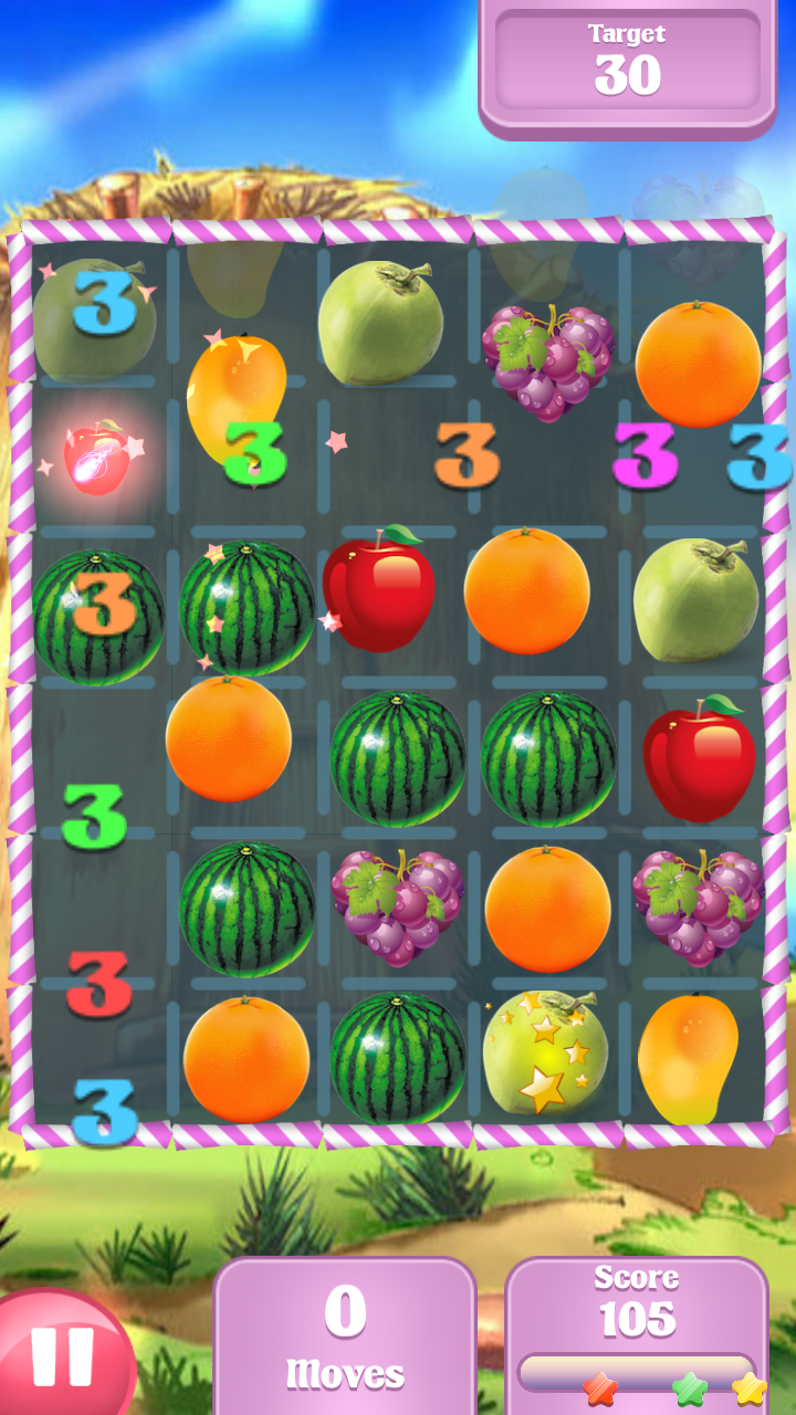 Скриншот игры Fruit Crunch