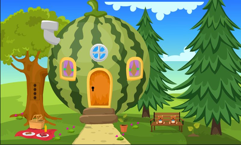 Boy Escape From Fruit House Best Escape Game-332 ภาพหน้าจอเกม
