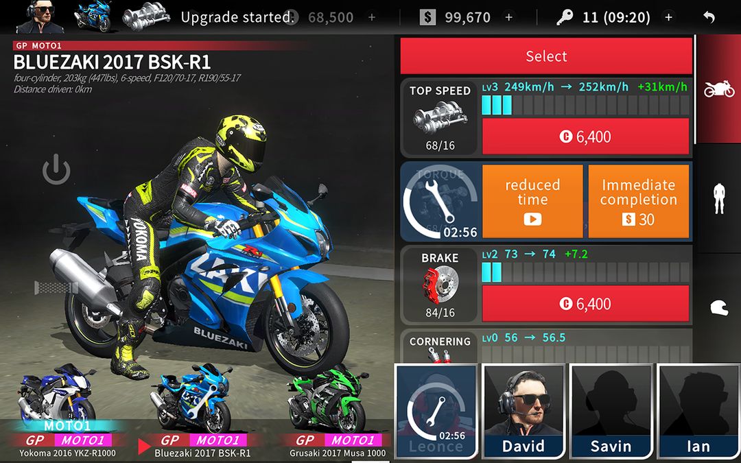 Screenshot of Real Moto 2