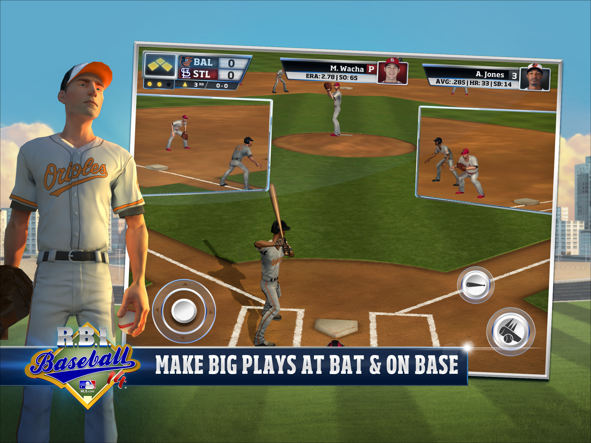 Cuplikan Layar Game R.B.I. Baseball 14