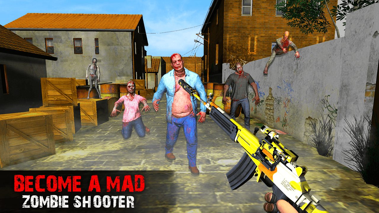 Captura de Tela do Jogo Zombie Survival Mad Shooter