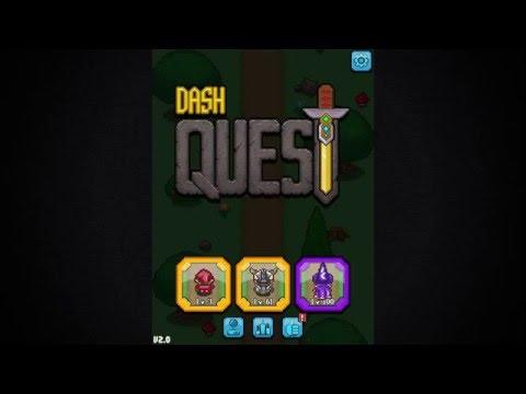Screenshot of the video of Dash Quest