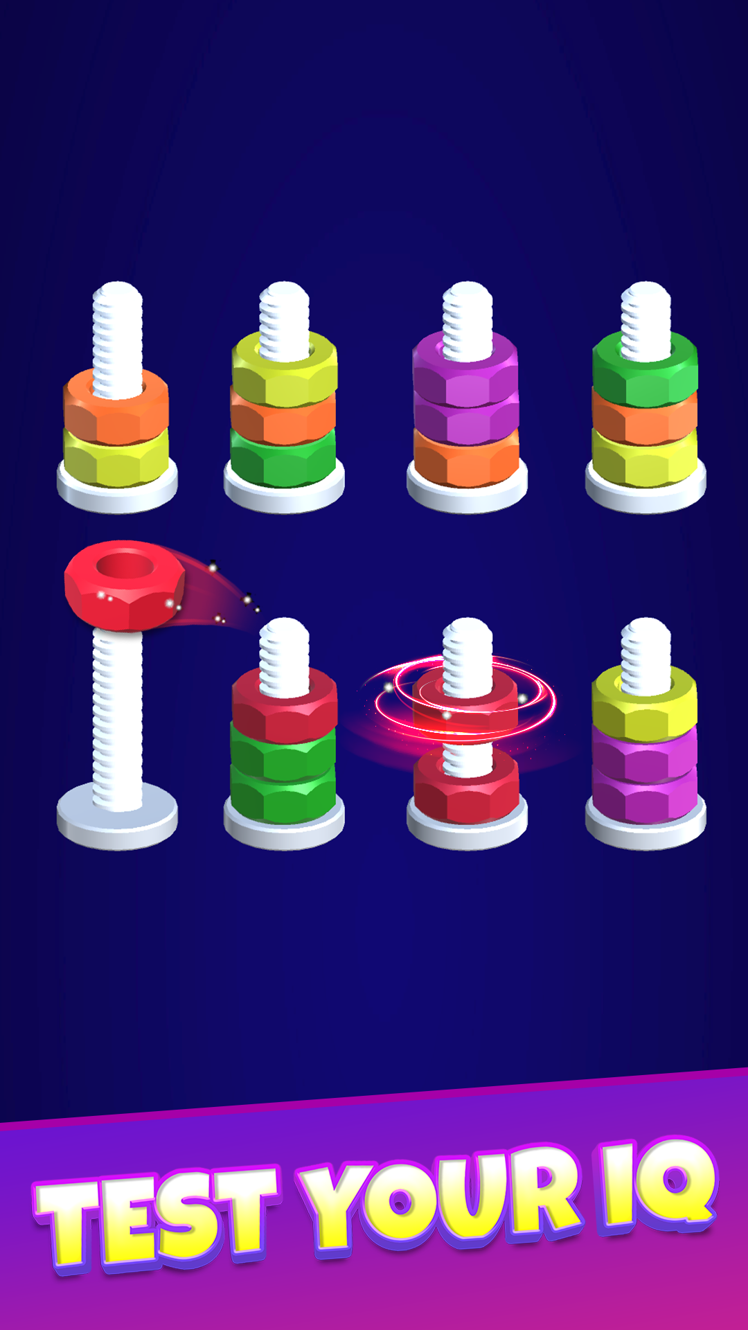 Nuts Sort: Nuts & Bolts Puzzle Game Screenshot