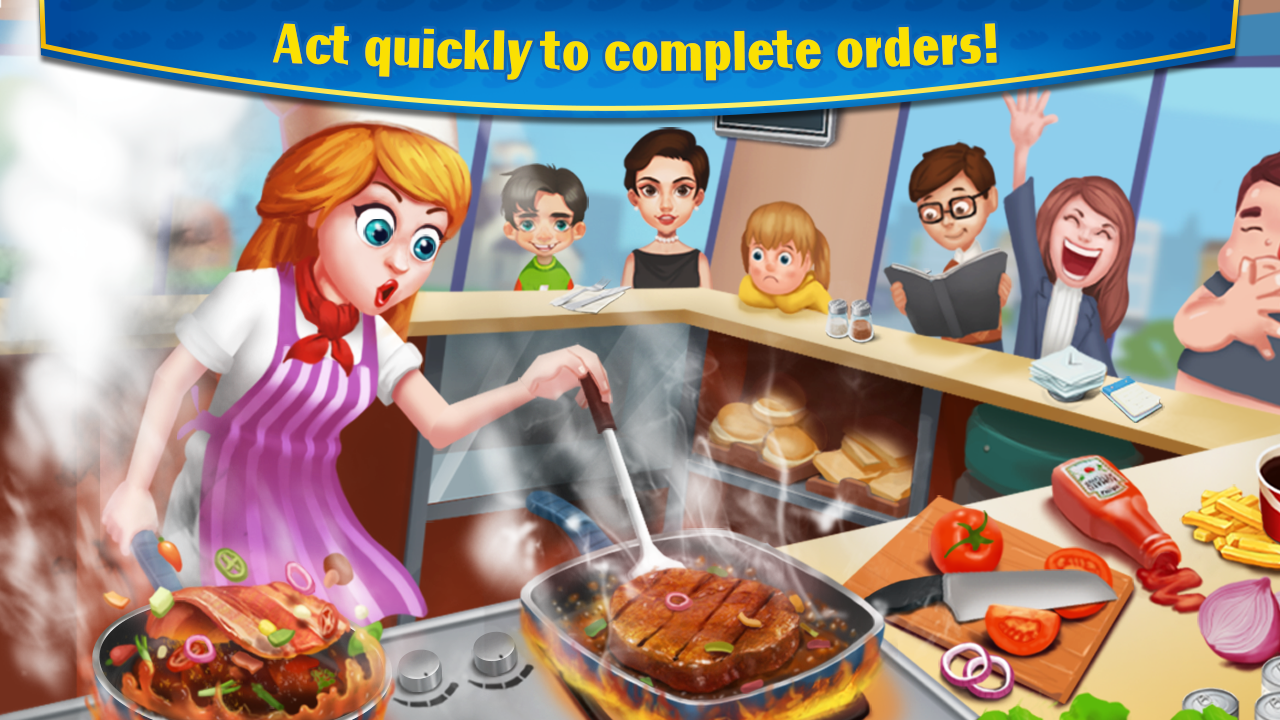 Cuplikan Layar Game Crazy Cooking - Star Chef