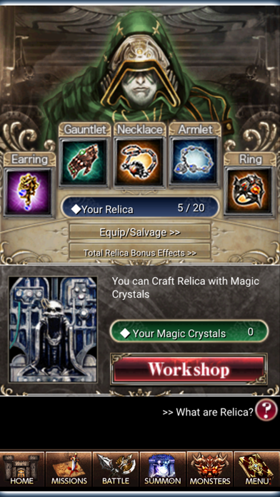 Dark Summoner ゲームのスクリーンショット