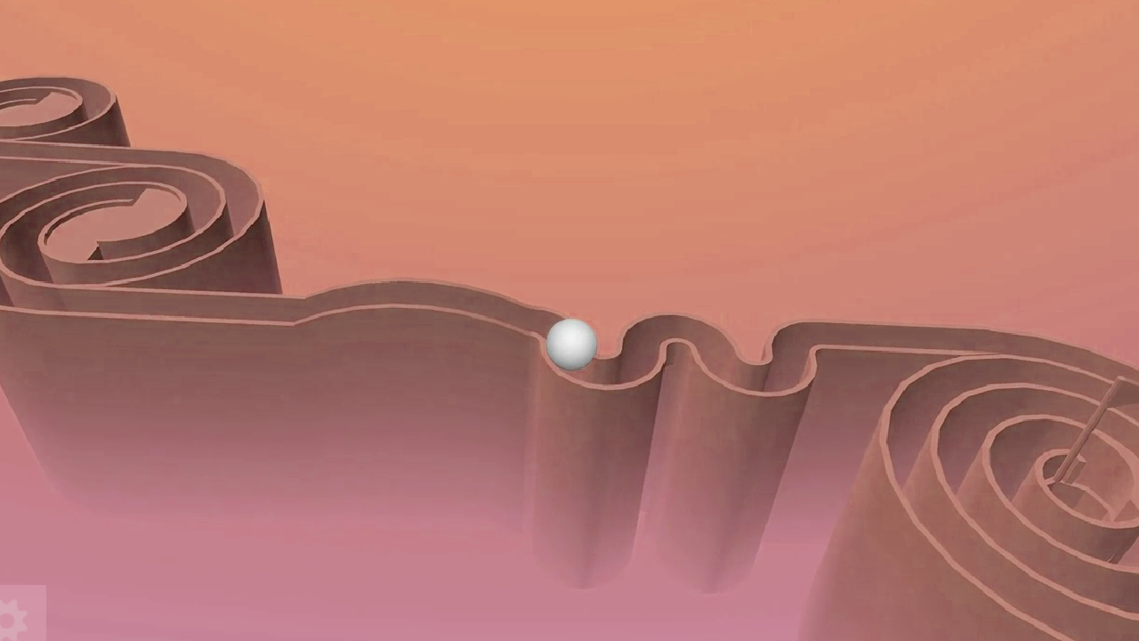 Screenshot of Roll Tenkyu Ball Into Hole