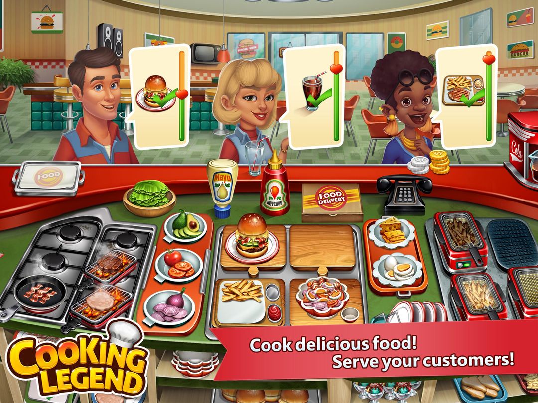 Cooking Legend - Fun Restaurant Kitchen Chef Game ภาพหน้าจอเกม