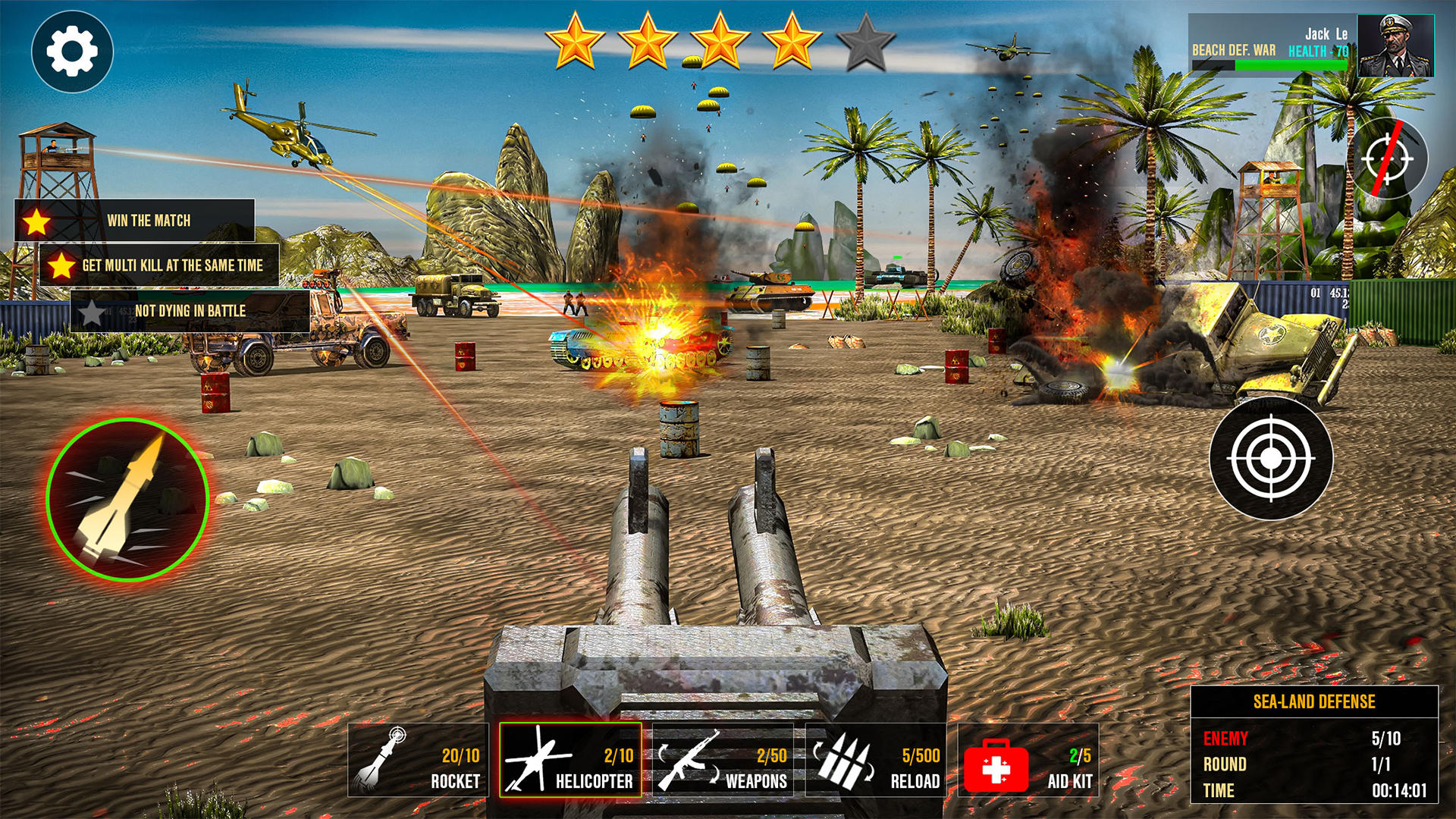 Cuplikan Layar Game BattleFire: Mobile Offline FPS