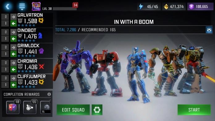 Screenshot of TRANSFORMERS Forged to Fight