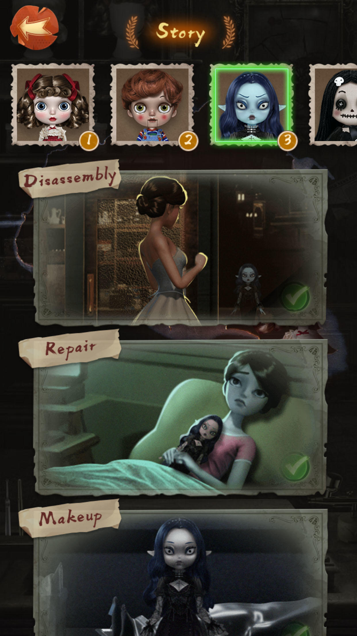 Doll Repair - Paper Doll Maker Game Screenshot