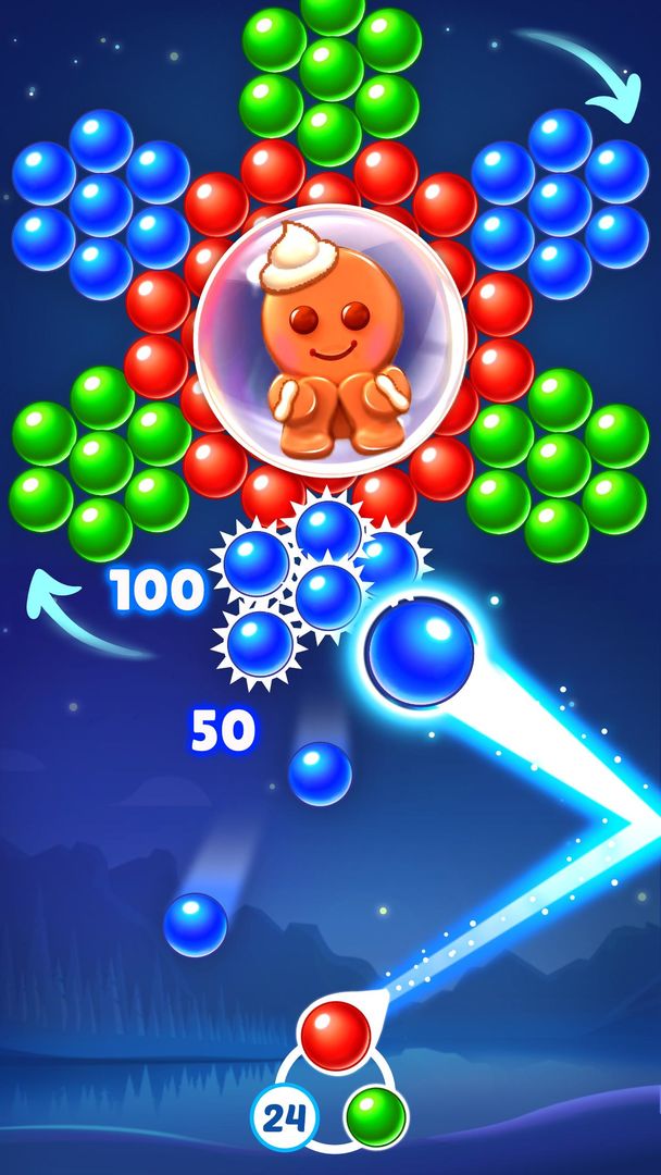 泡沫射手: Bubble Shooter遊戲截圖