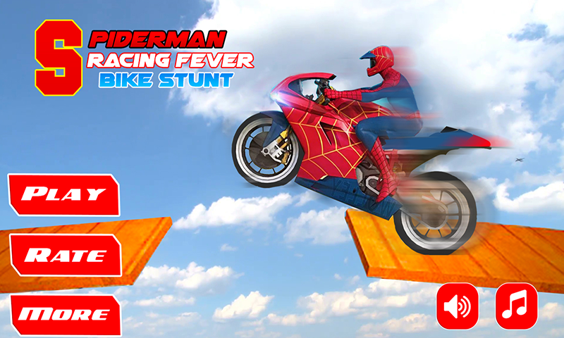 Screenshot 1 of Spiderman Bike Racing Maître des cascades 