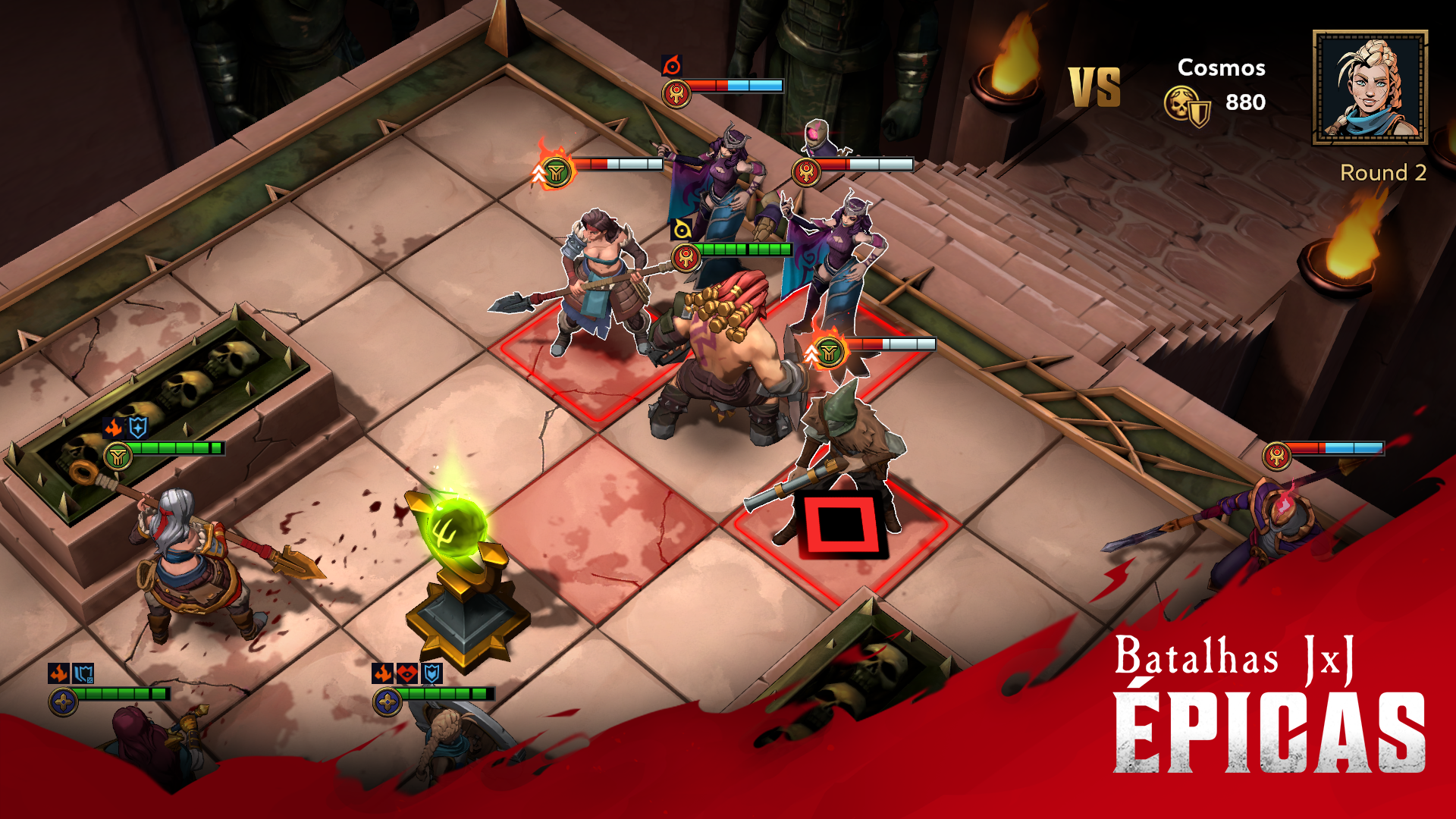 Captura de Tela do Jogo Grimguard Tactics: Fantasy RPG