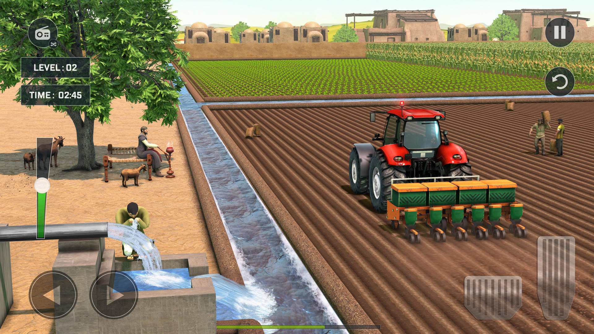 Tractor Simulator - Farm Games Game Screenshot