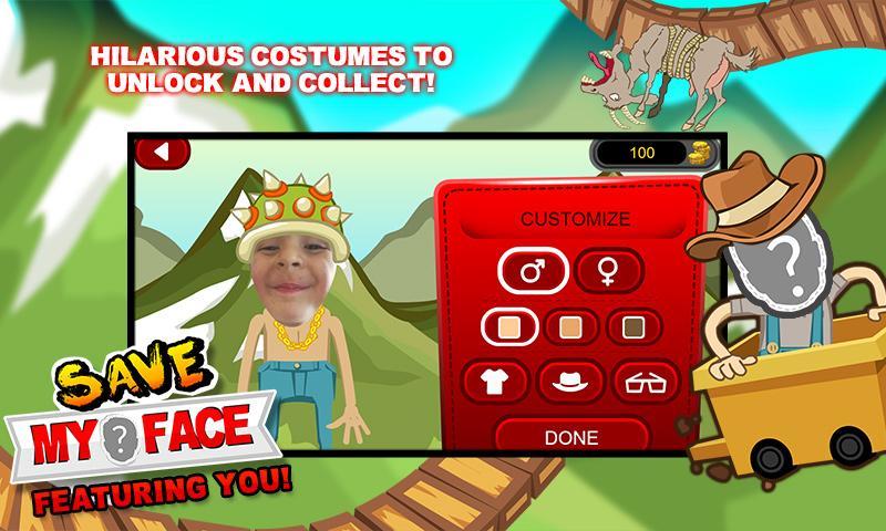 Save My Face - Don't die! Game Screenshot