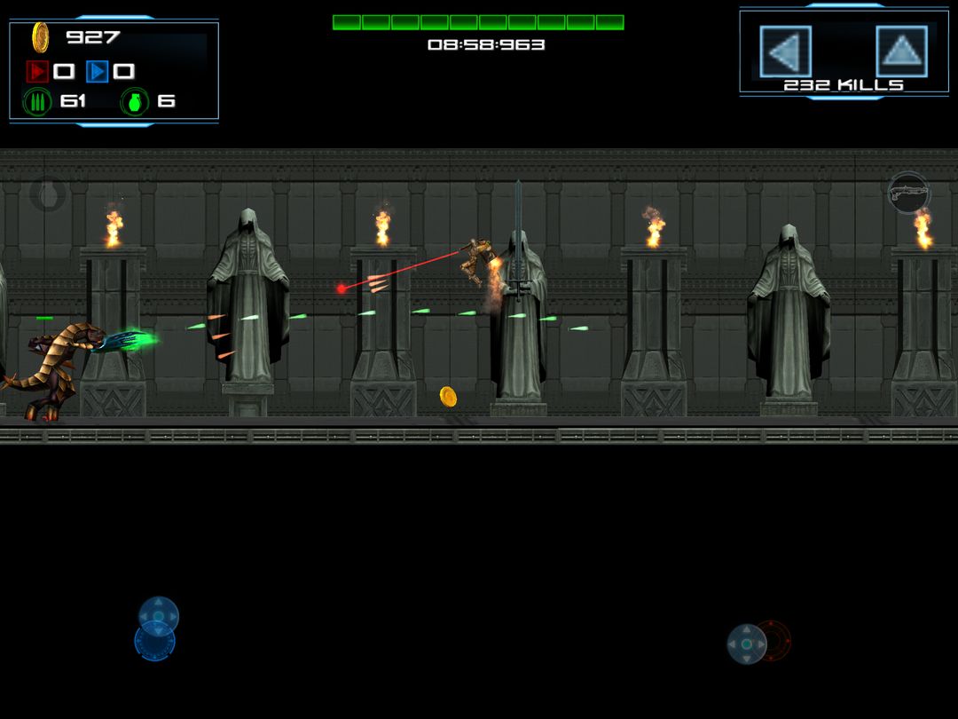Side Scrolling Platformer Shooting game sci-fi screenshot game