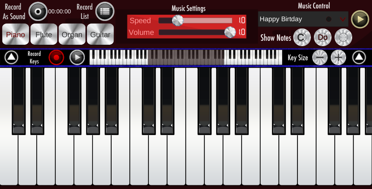 Real Piano Game Screenshot