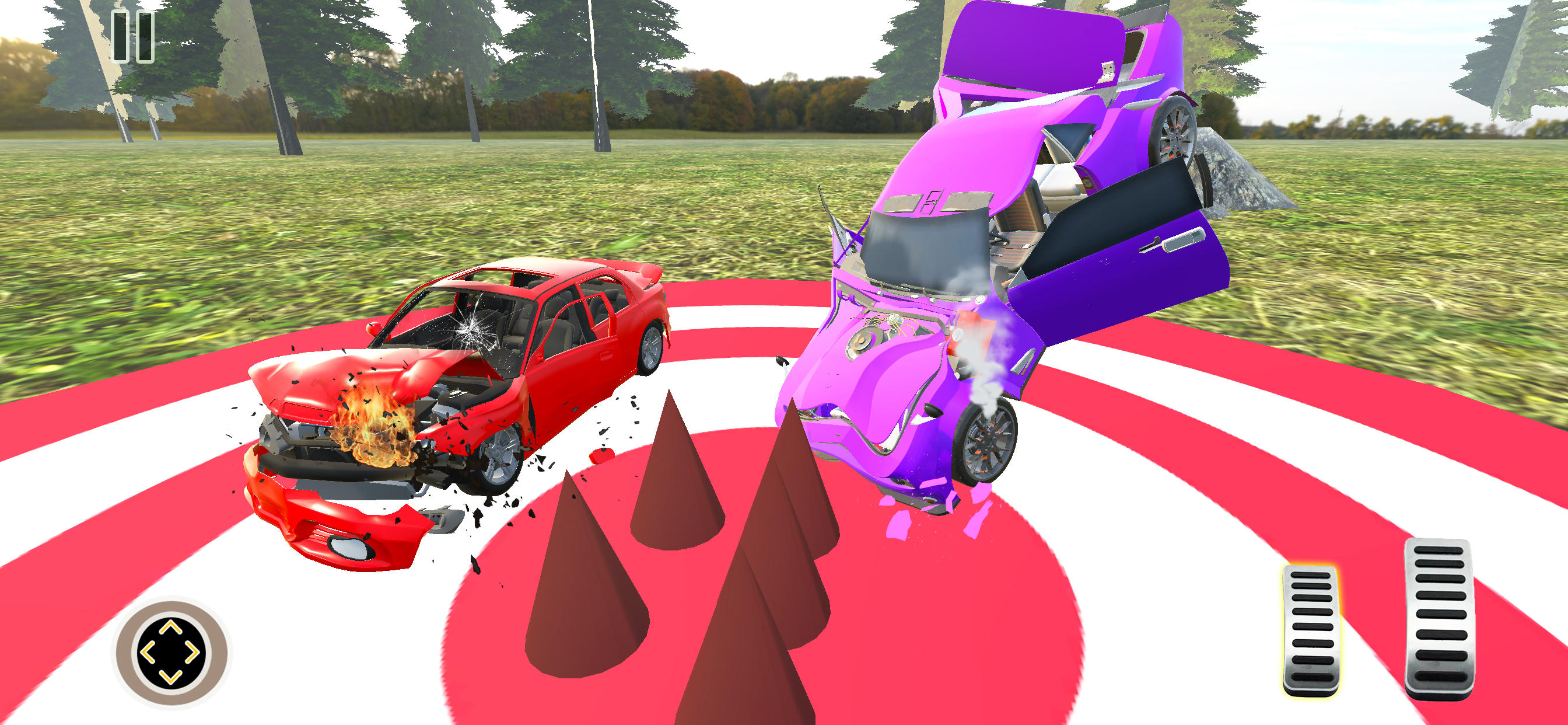 Mega Ramp High Speed Car Crash Game Screenshot