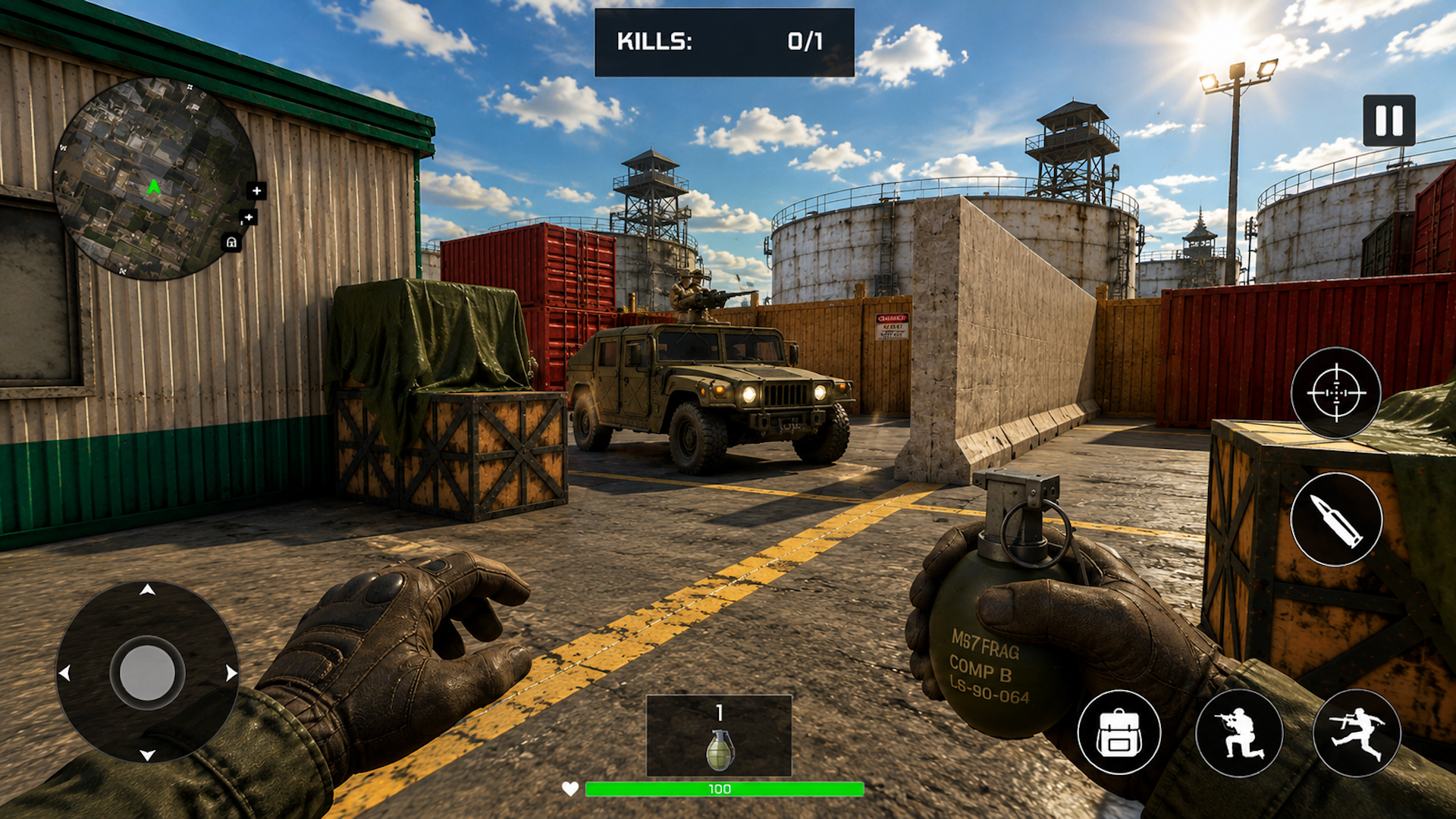 FPS Commando Gun Shooting Game Game Screenshot