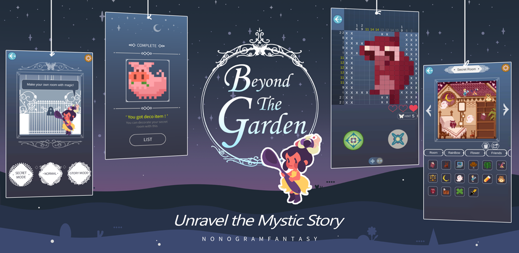 Banner of Beyond the Garden - 노노그램 퍼즐로 휴식을 취하세요 1.3.0