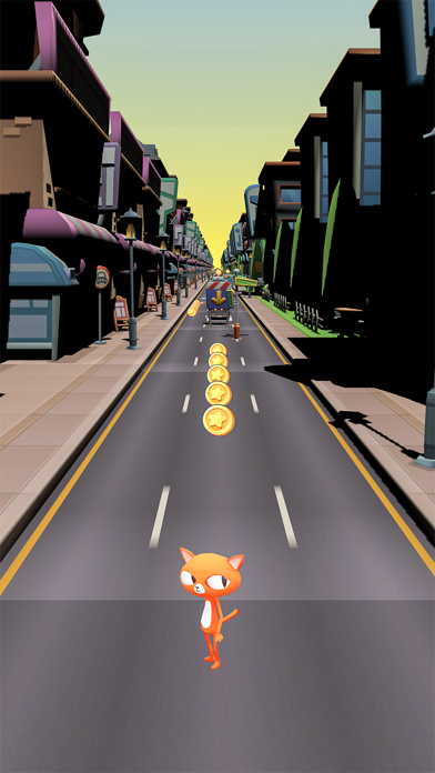 Captura de Tela do Jogo Endless Cat Runner Games 3D