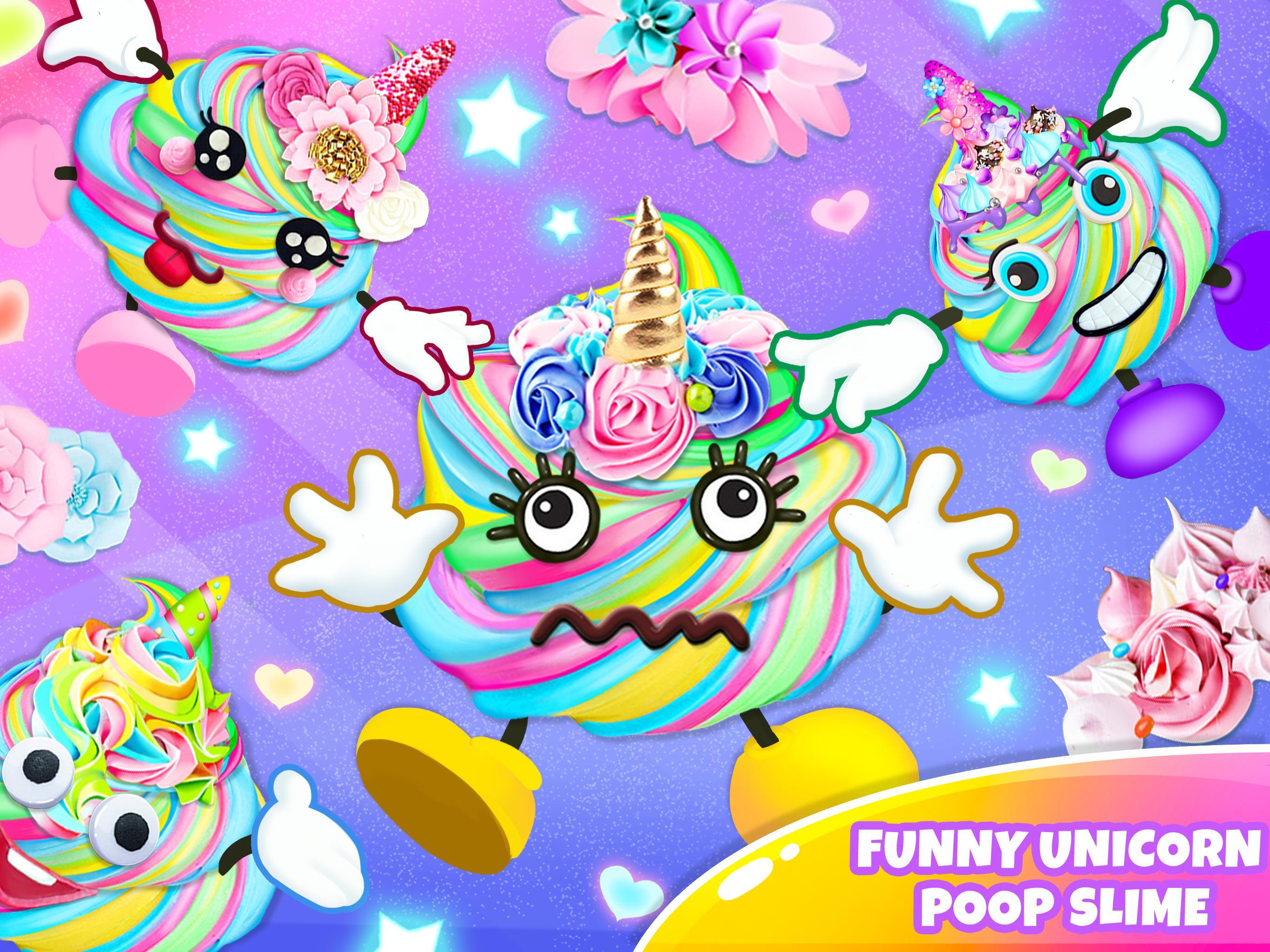 Unicorn Slime - Crazy Fluffy Trendy Slime Fun Game Screenshot