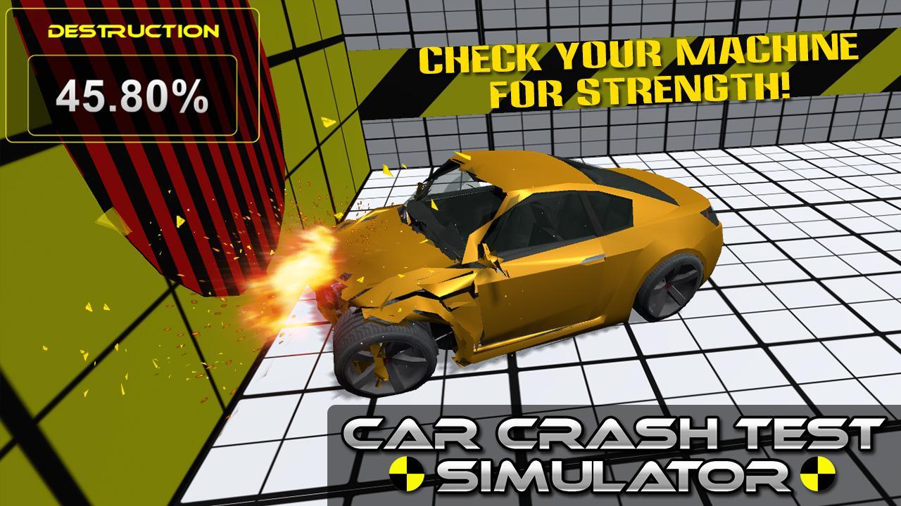 Screenshot 1 of ကားပျက်ကျခြင်းစမ်းသပ်ခြင်း Simulator 2.3