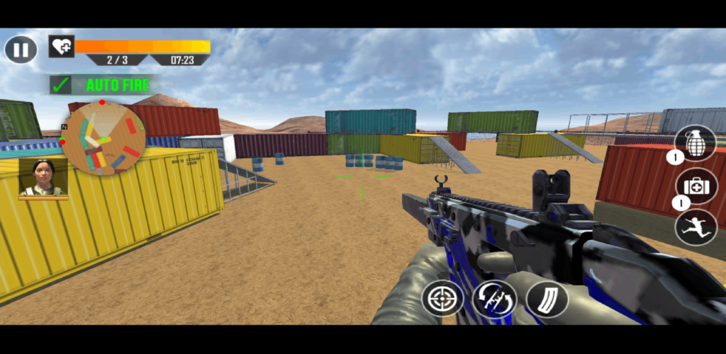 Banner of Army Warzone Action 3D Games 