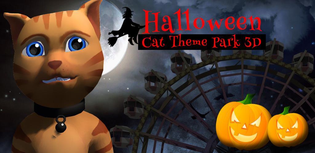 Banner of Cat Halloween Theme Park 3D 231227