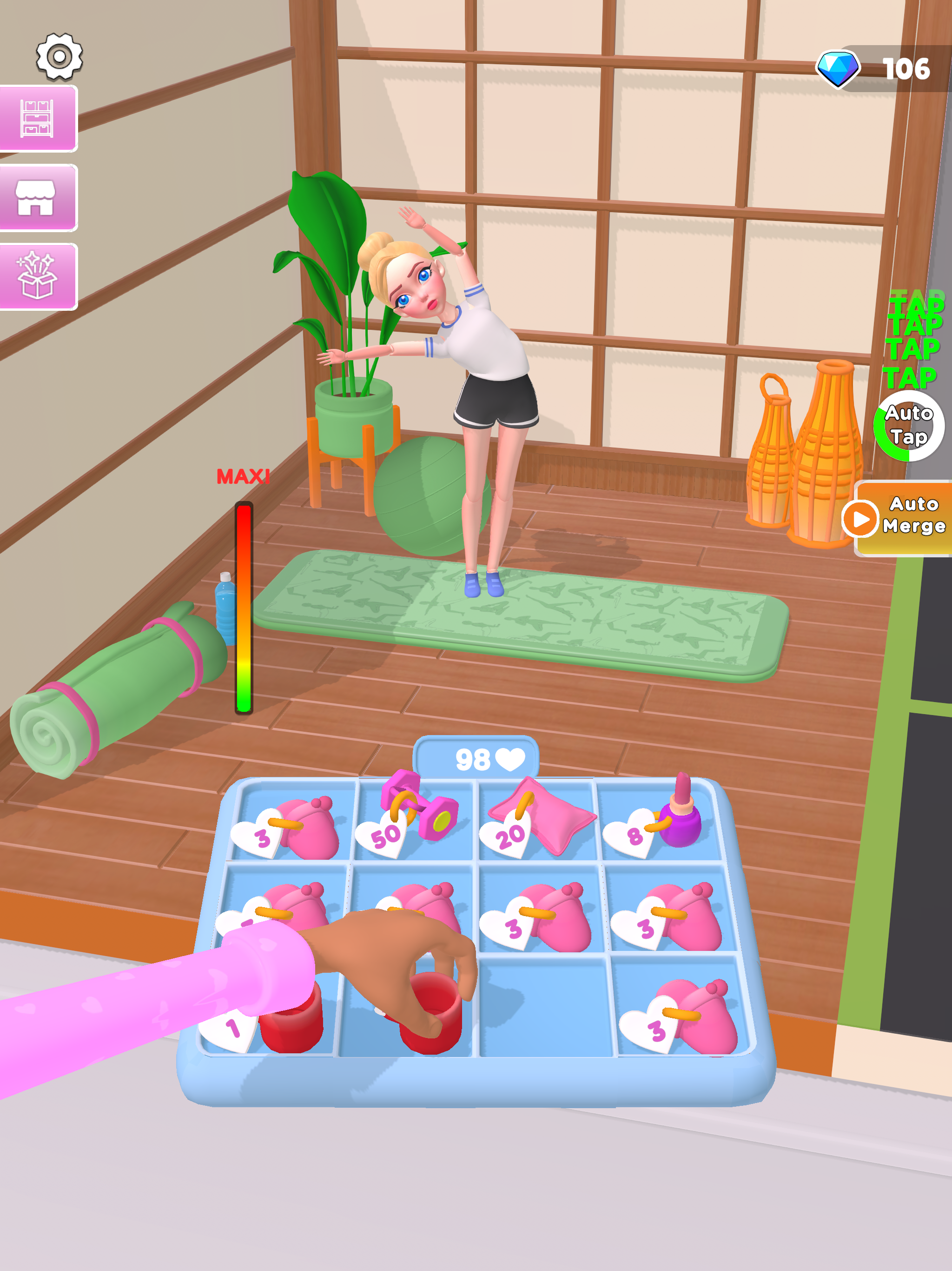 Pink Star: Fashion Merge Game Screenshot