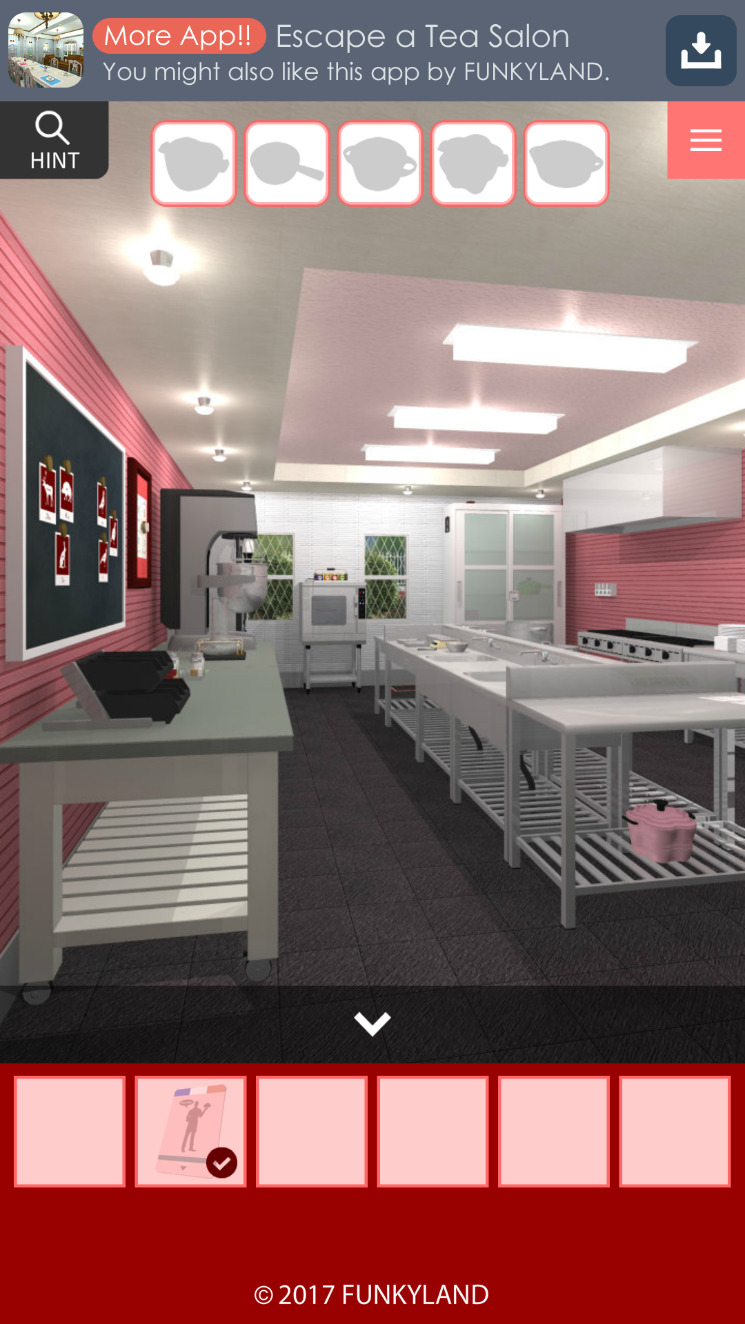 Escape a French Restaurant Game Screenshot