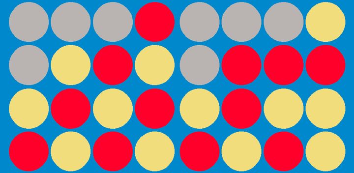 Screenshot of the video of Four in a Row