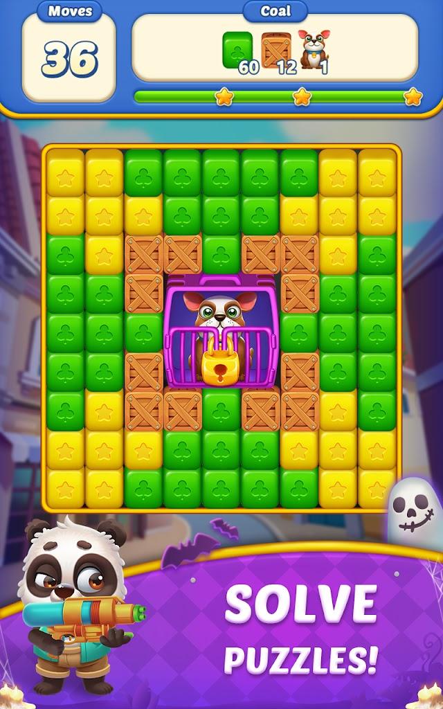Cube Blast Journey: Toon & Toy Game Screenshot
