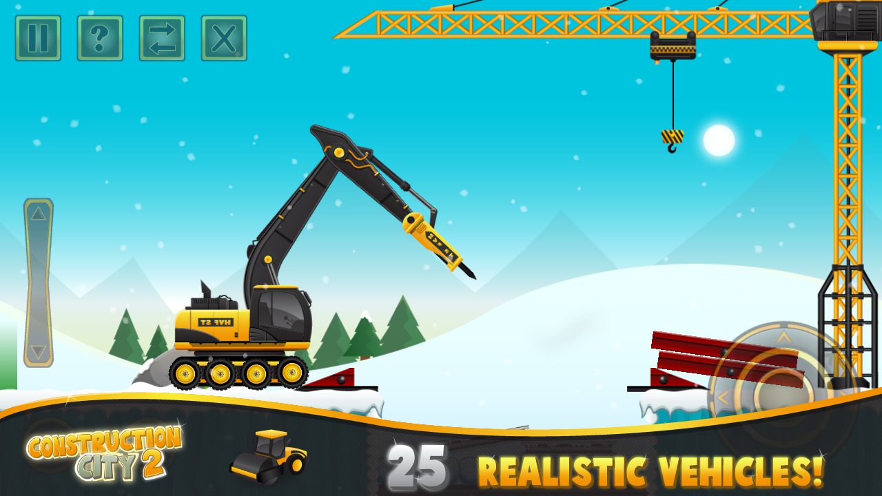 Construction City 2 Winter Game Screenshot