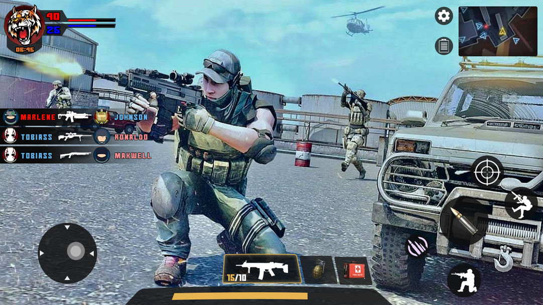 Screenshot of Battle Shooting Mission Game