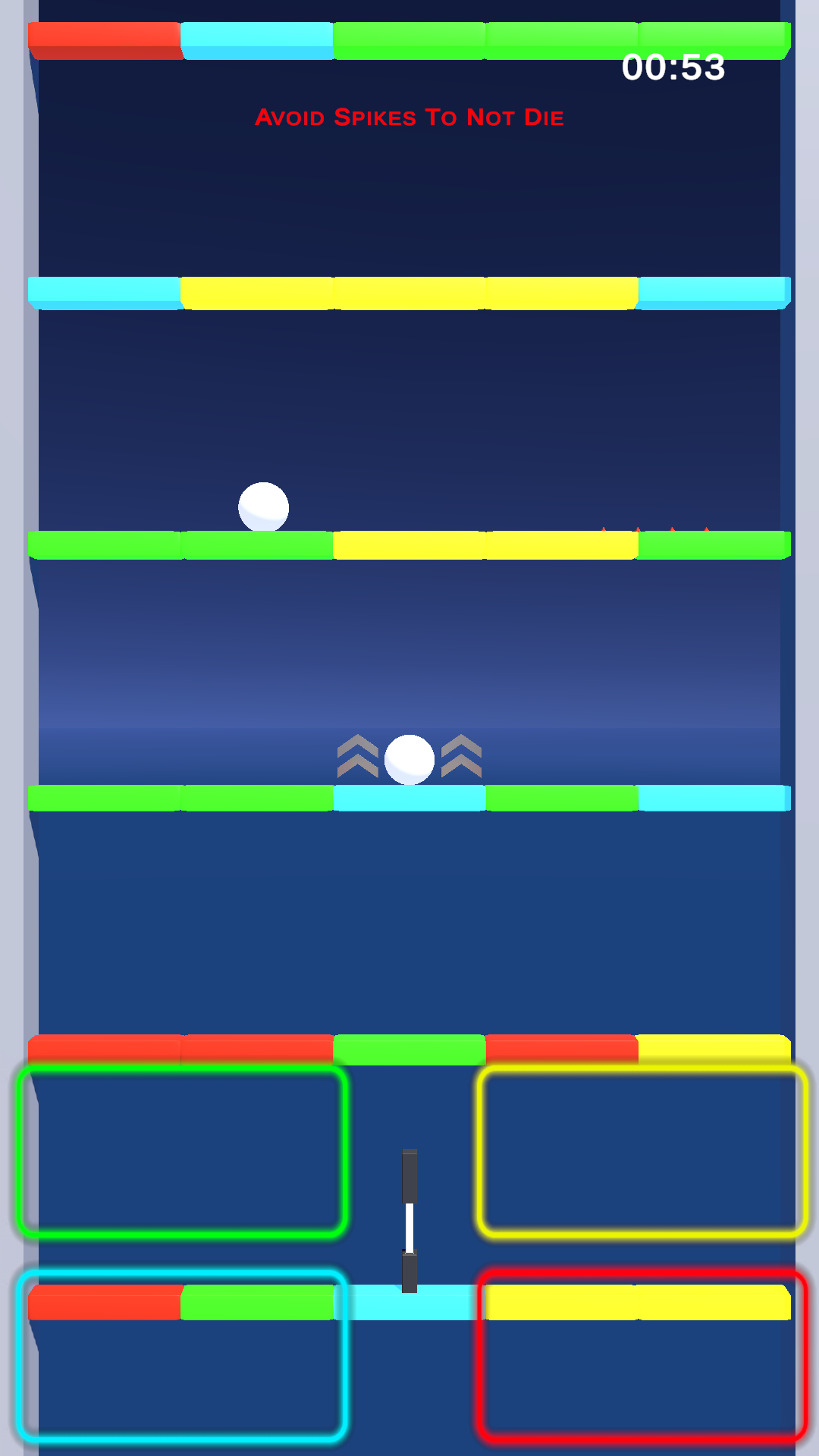 Ball Fall 3D: Switch Color 게임 스크린샷