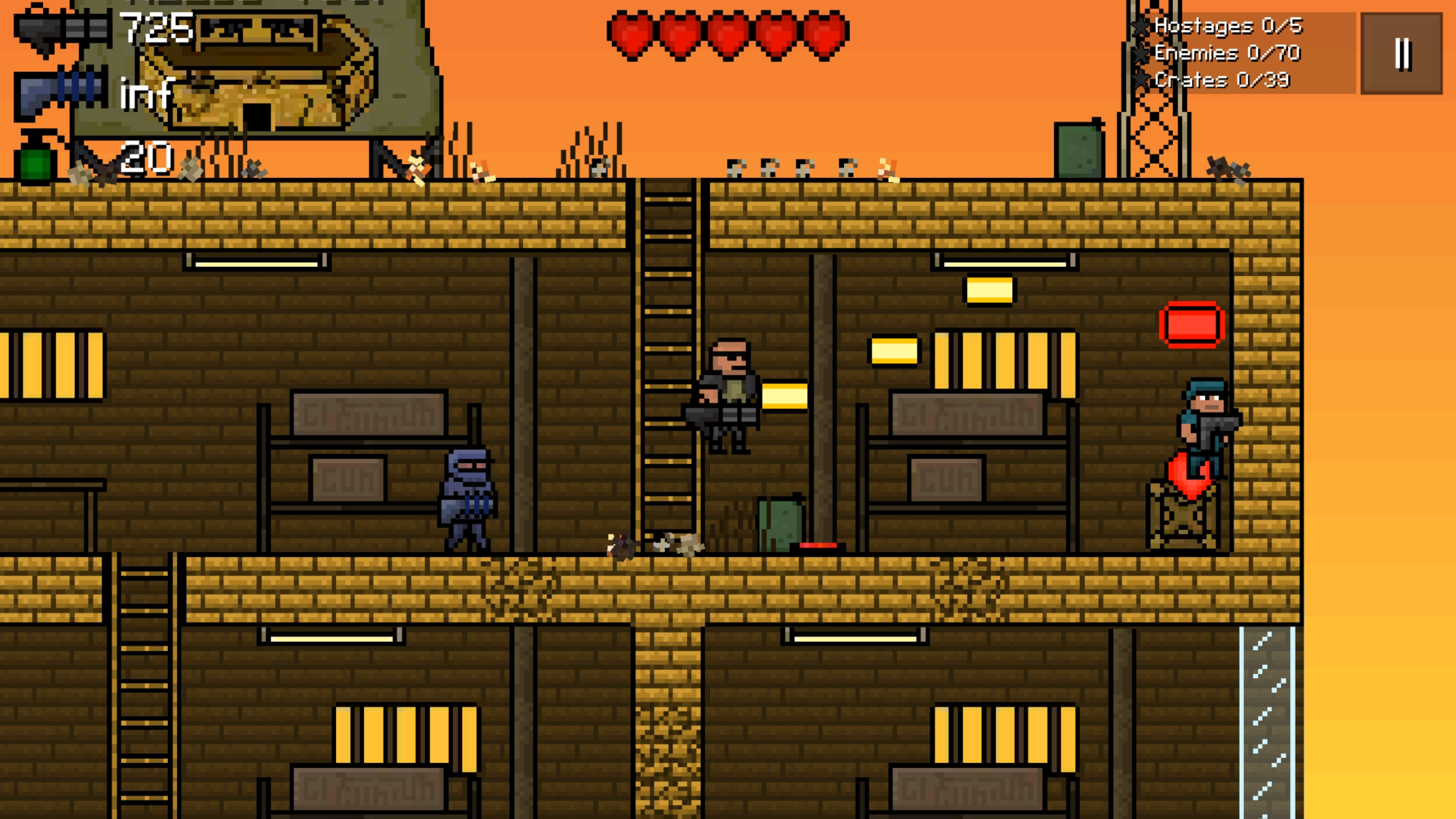 Pixel Force 2 Game Screenshot