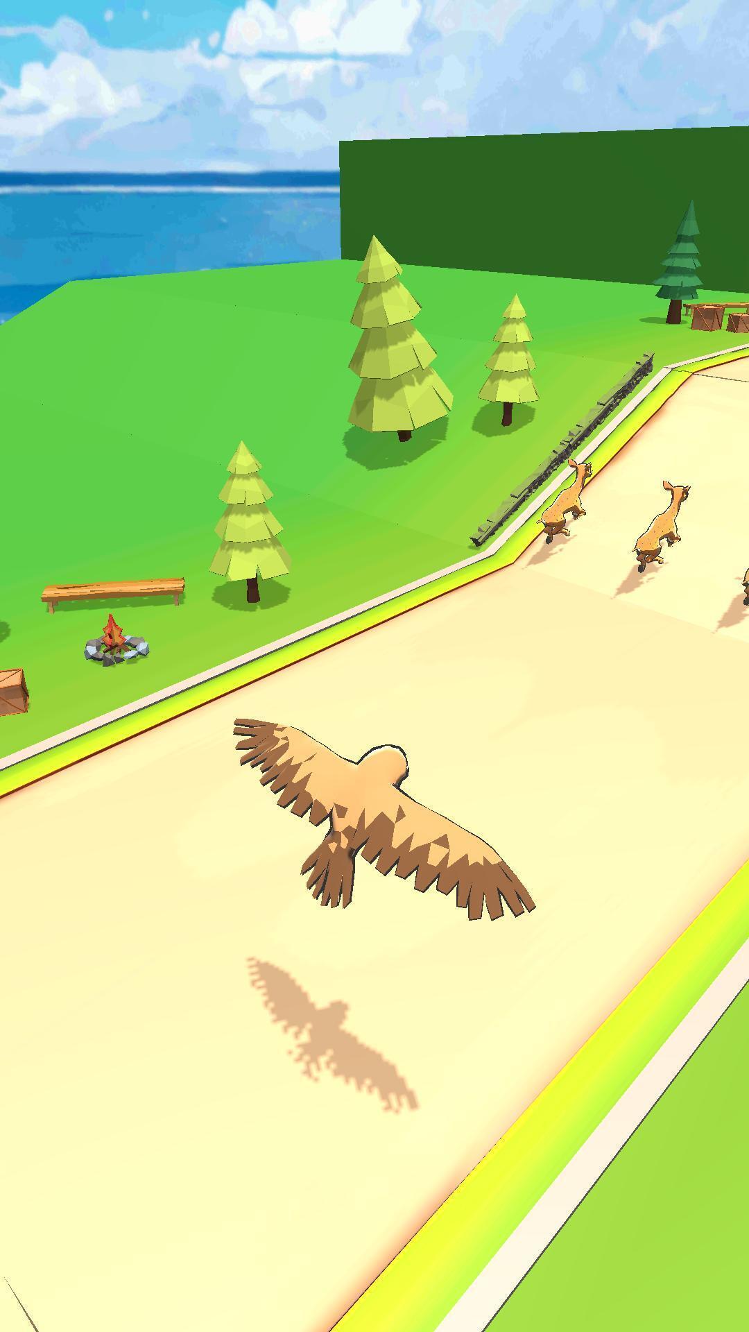 Cuplikan Layar Game Animal Race-Flying Zoo