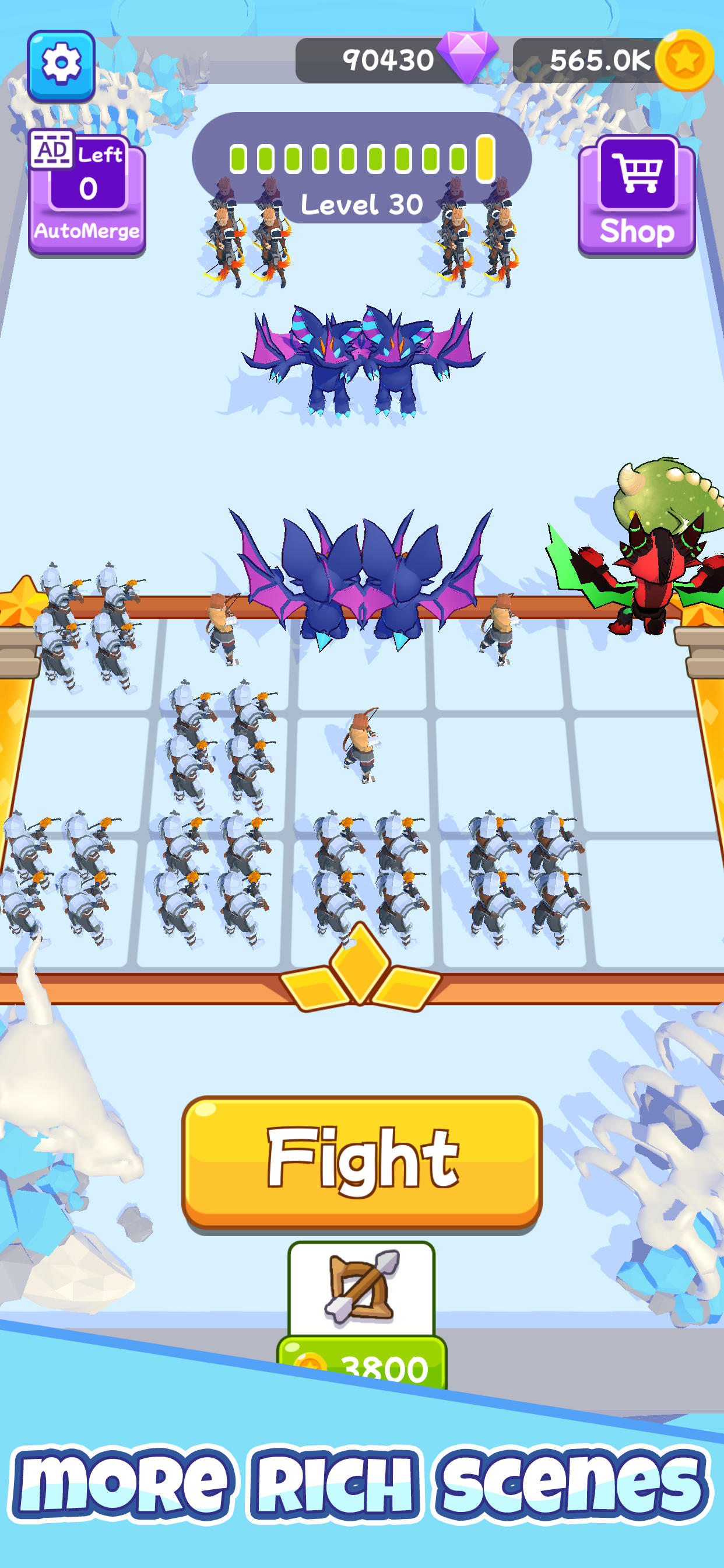 Merge Monster Evolution Game Screenshot