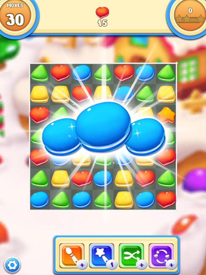 Cookie Macaron Pop : Match 3 screenshot game