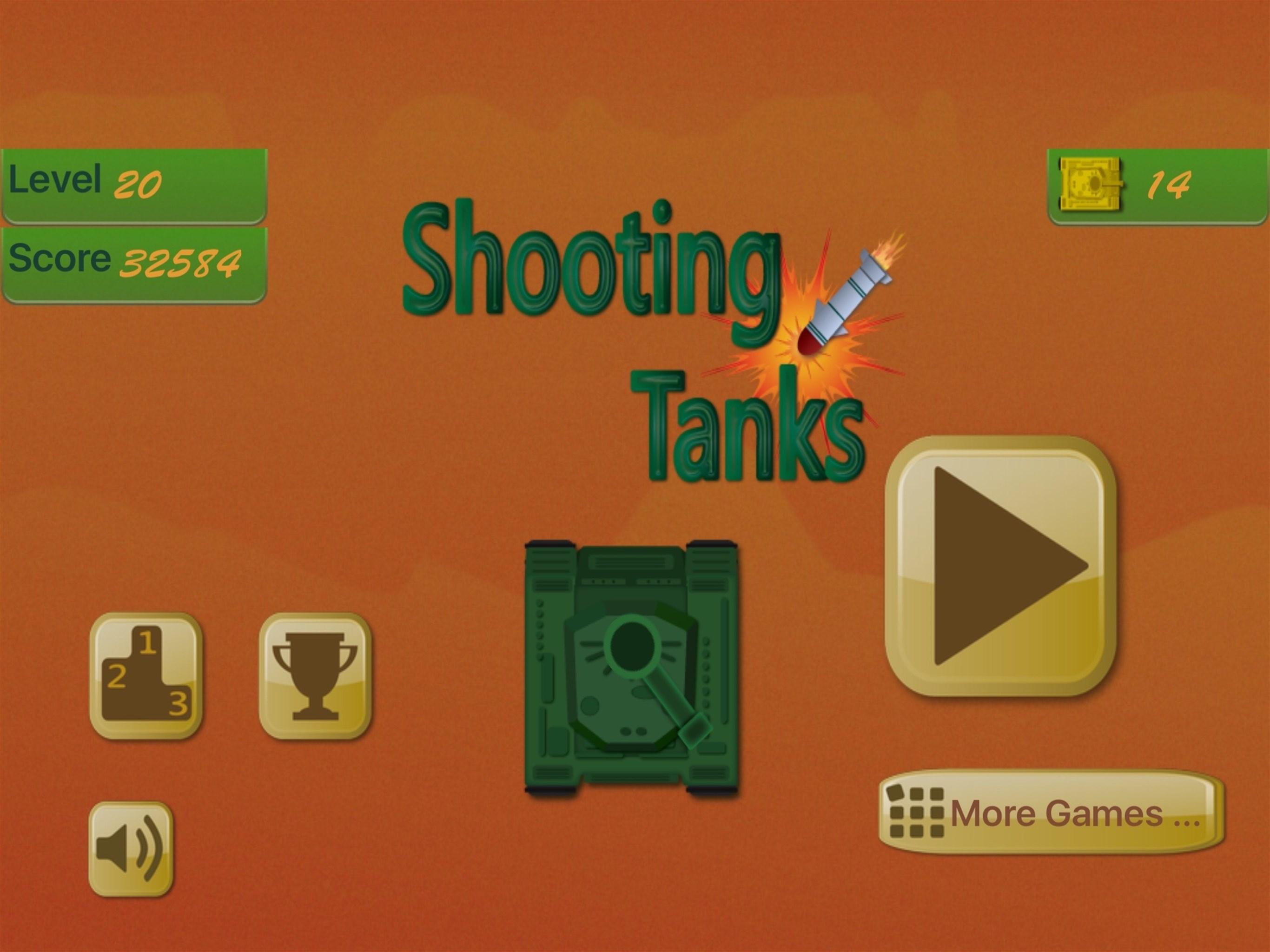 Shooting Tanks Game Screenshot