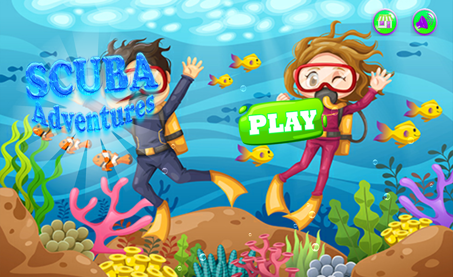 Scuba Adventures Game ゲームのスクリーンショット