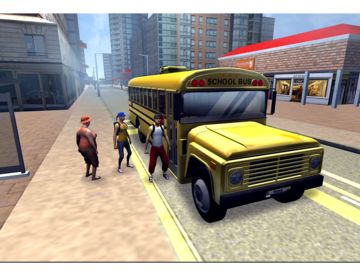Captura de Tela do Jogo Schoolbus Simulator 2016