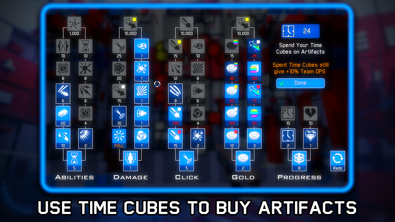 Time Clickers Game Screenshot