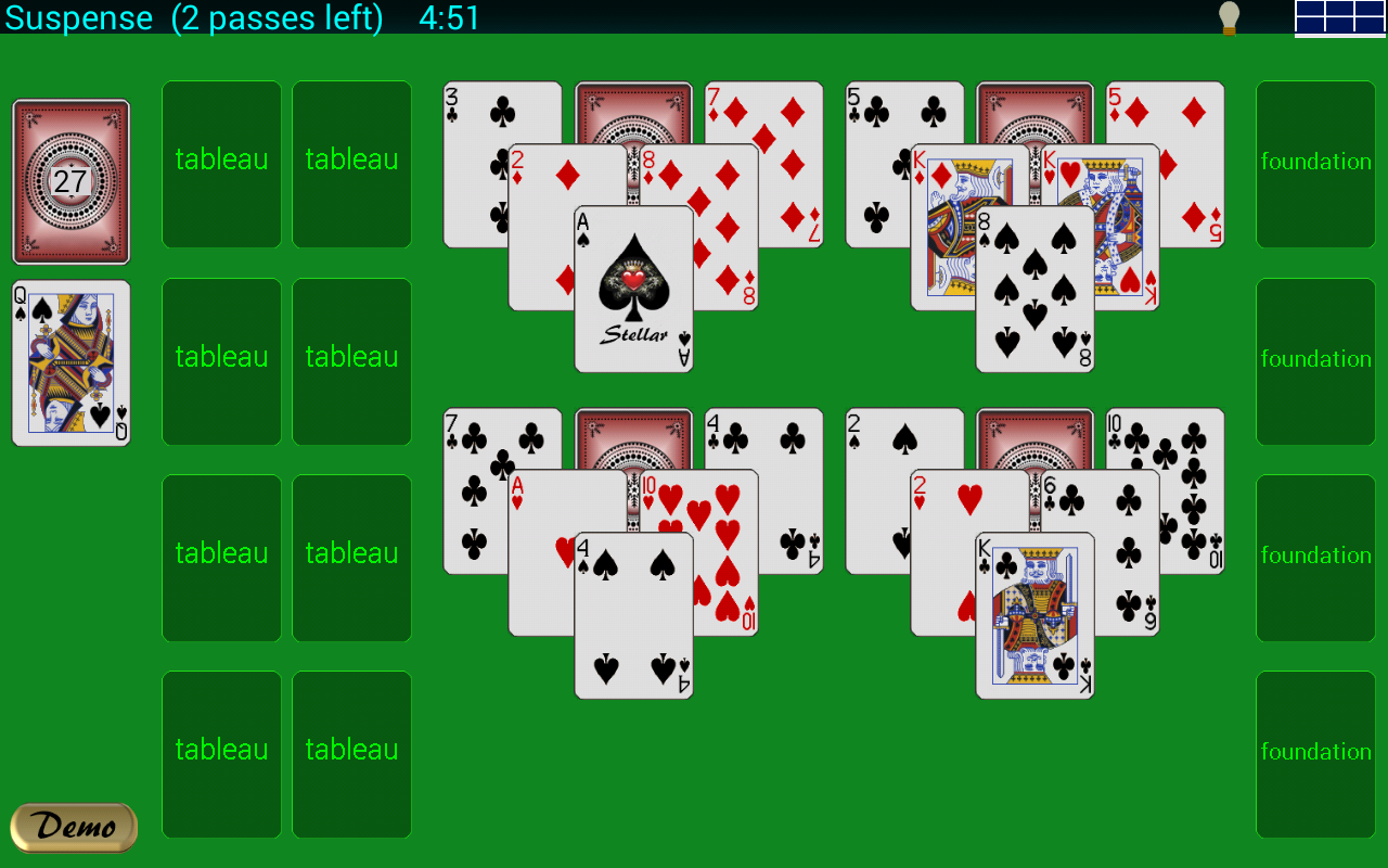 Stellar Solitaire Game Screenshot